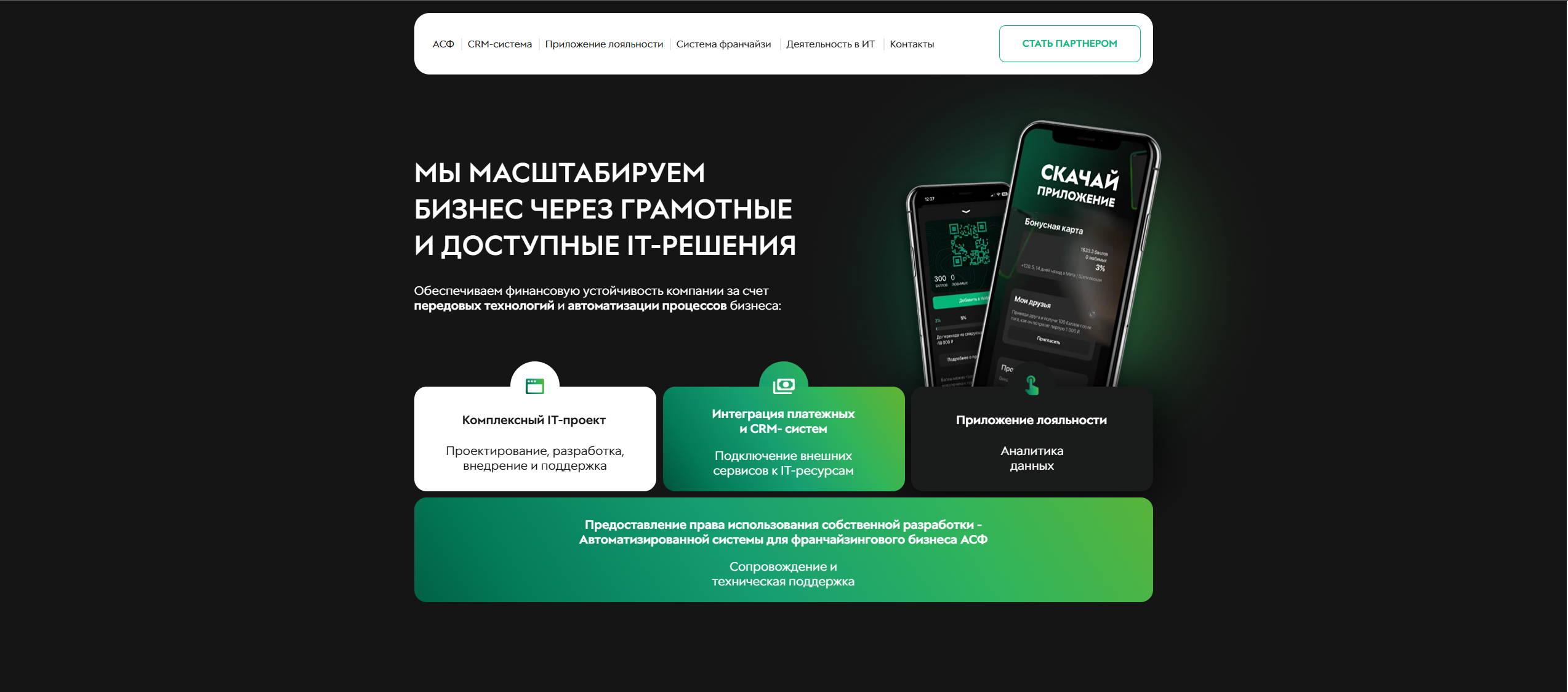 Нагрузочное тестирование системы Франчайзи